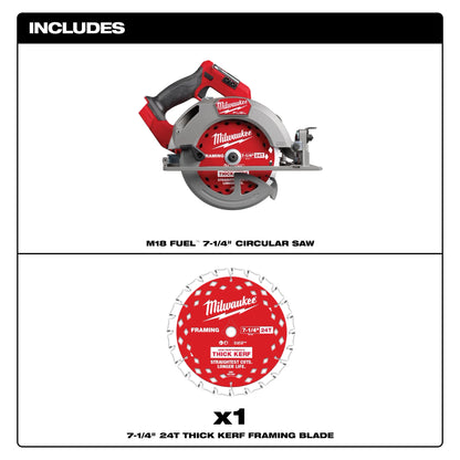 M18 FUEL™ 7-1/4” Circular Saw (Tool Only) [2834-20]