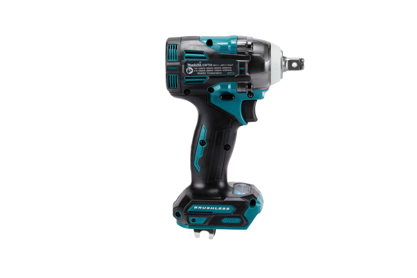 40V max XGT® Brushless Cordless 4‑Speed 1/2" Sq. Drive Impact Wrench w/ Friction Ring Anvil [GWT04Z]