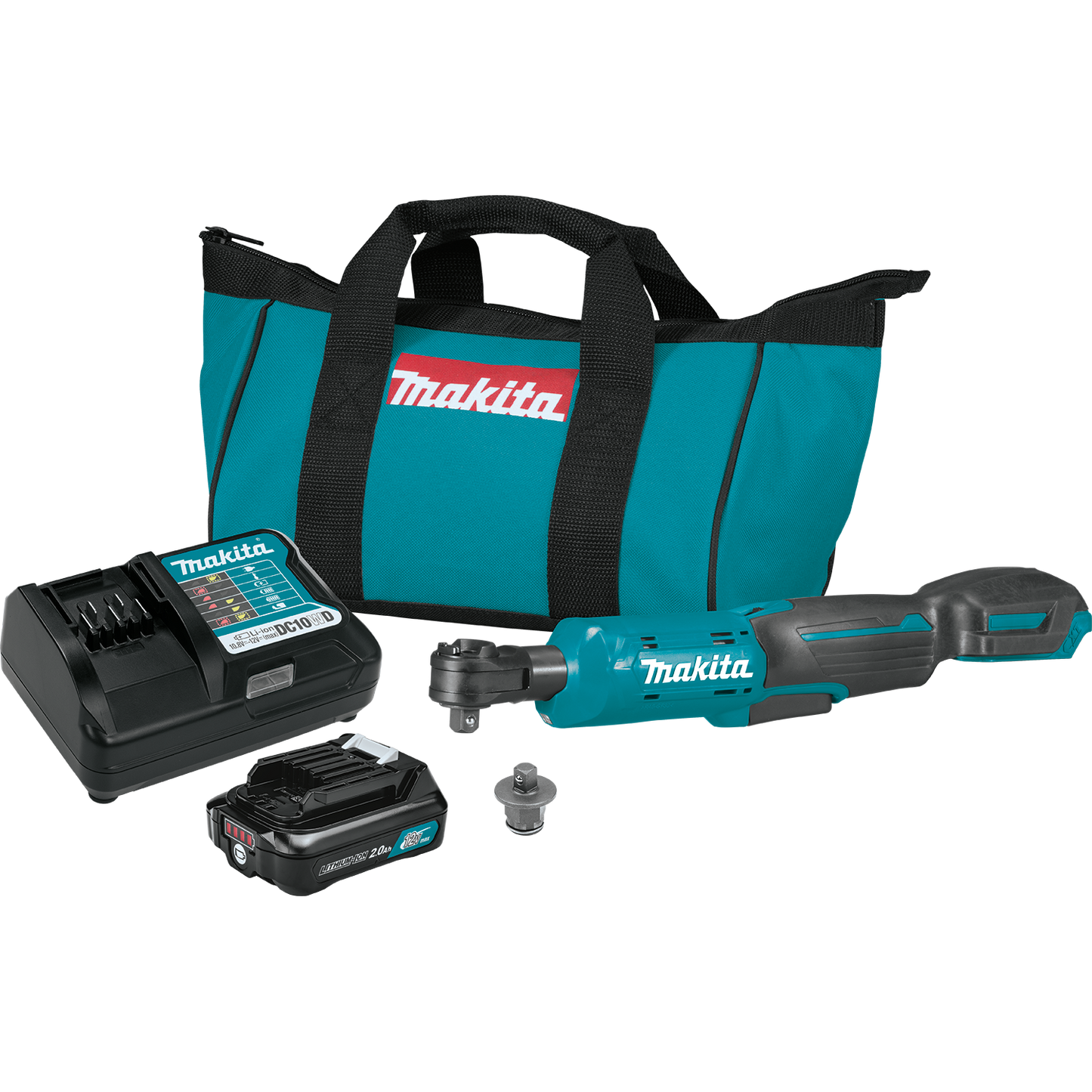 12V max CXT® Lithium‑Ion Cordless 3/8" / 1/4" Sq. Drive Ratchet Kit (2.0Ah) [RW01R1]